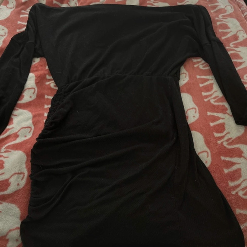 Charlotte Russe Black Long Sleeve Dress